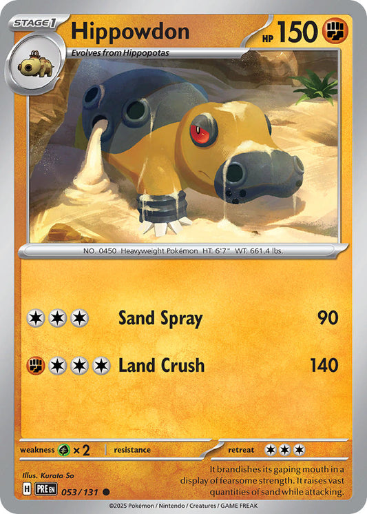 Hippowdon | Prismatic Evolutions 053/131