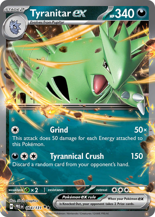 Tyranitar ex | Prismatic Evolutions 064/131