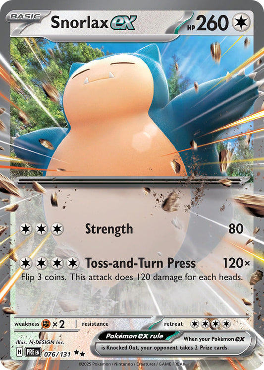 Snorlax ex | Prismatic Evolutions 076/131