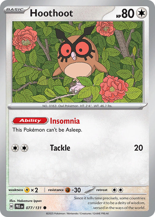 Hoothoot | Prismatic Evolutions 077/131