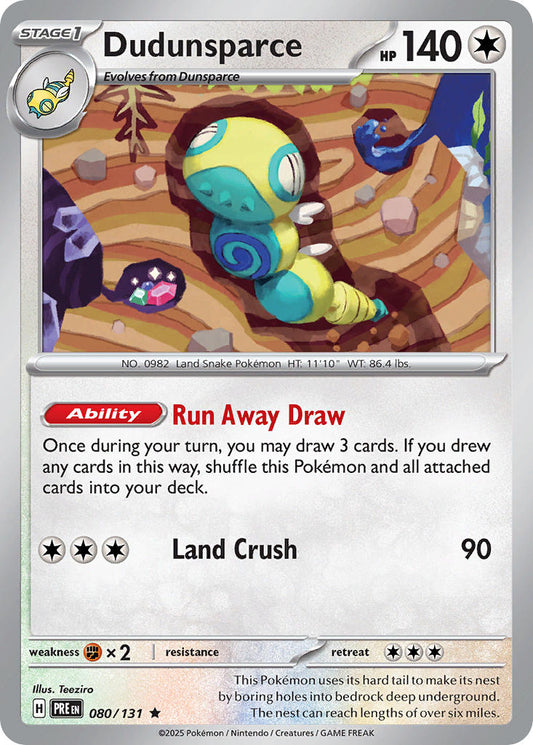 Dudunsparce | Prismatic Evolutions 080/131