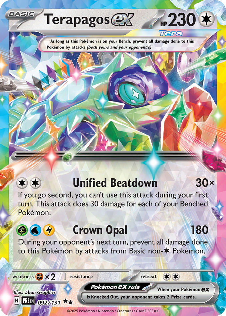 Terapagos ex | Prismatic Evolutions 092/131