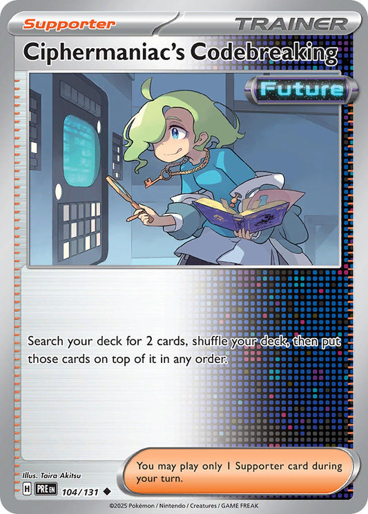 Ciphermaniac's Codebreaking | Prismatic Evolutions 104/131