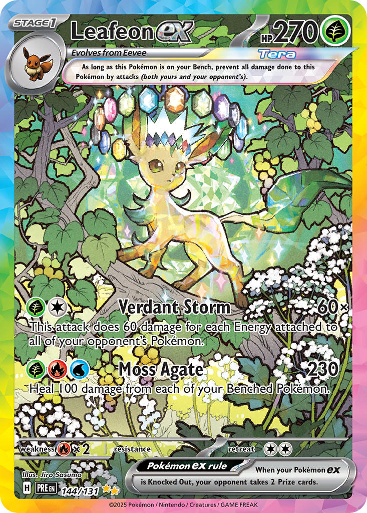 Leafeon ex | Prismatic Evolutions 144/131