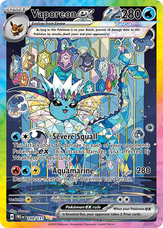 Vaporeon ex | Prismatic Evolutions 149/131