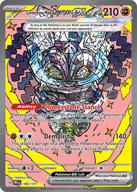 Cornerstone Mask Ogerpon ex | Prismatic Evolutions 160/131