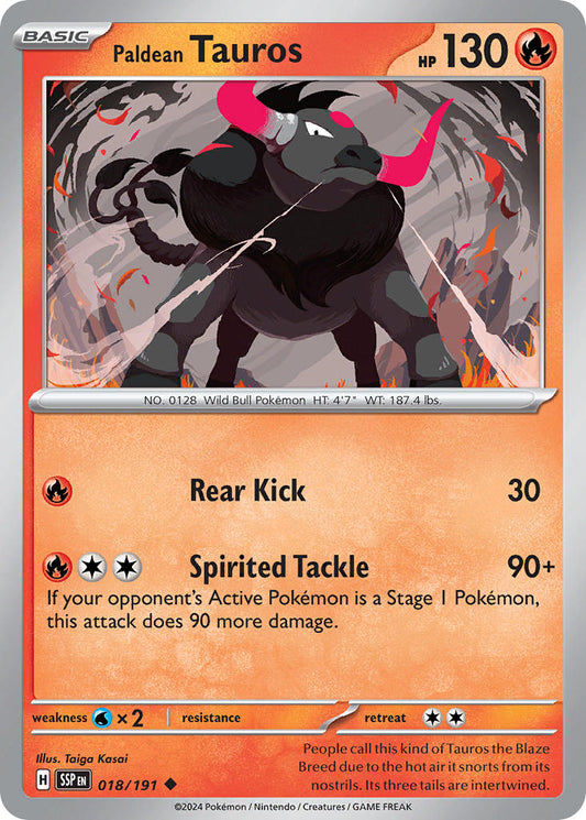 Paldean Tauros | Surging Sparks 018/191