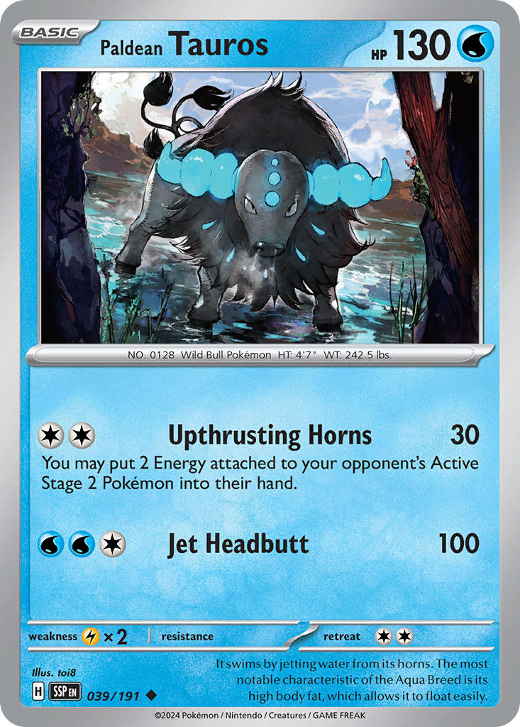 Paldean Tauros | Surging Sparks 039/191