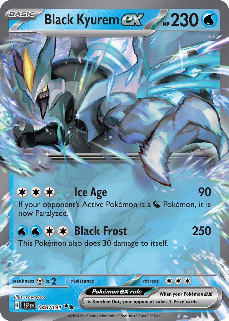 Black Kyurem ex | Surging Sparks 048/191