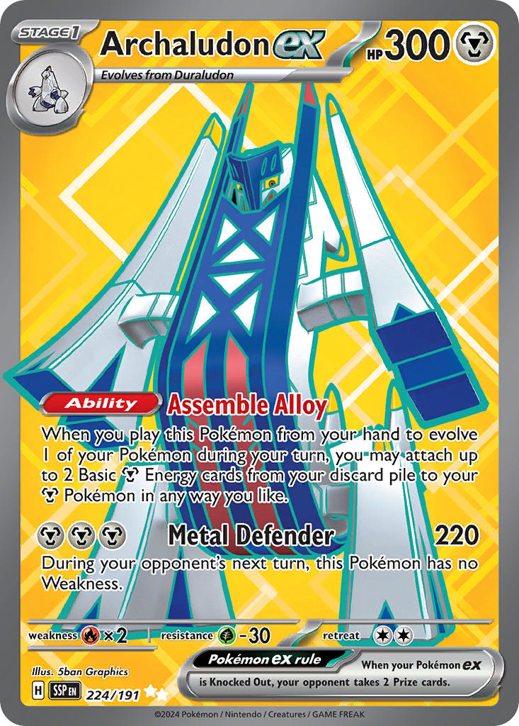 Archaludon ex | Surging Sparks 224/191