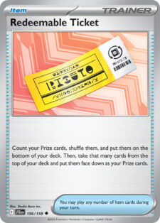 Redeemable Ticket | Journey Together 156/159