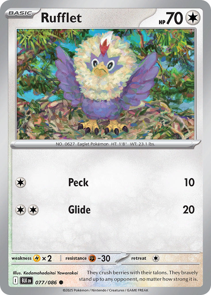 Rufflet | Black Bolt 77/86