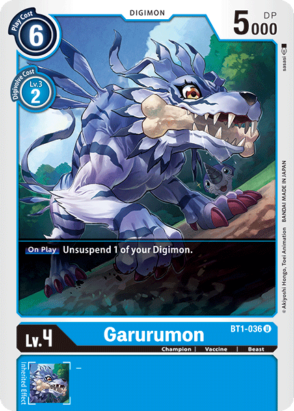 Garurumon BT1-036