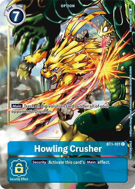 Howling Crusher BT1-101 (Alternate Art)