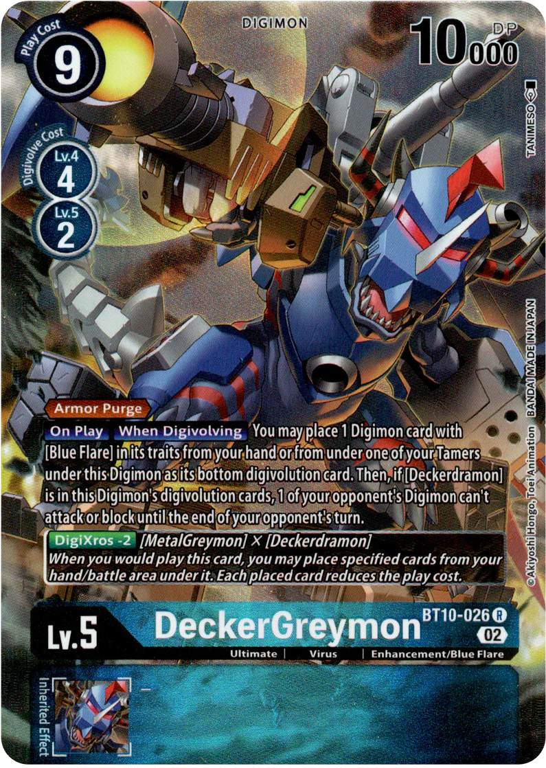 DeckerGreymon BT10-026 (Alternate Art)