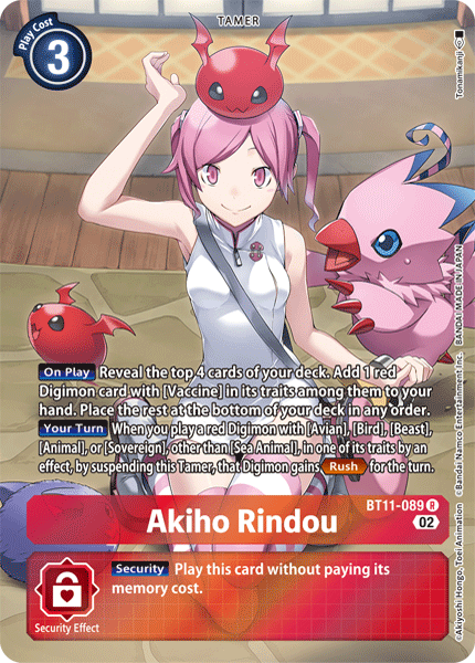 Akiho Rindo BT11-089 (Alternate Art)