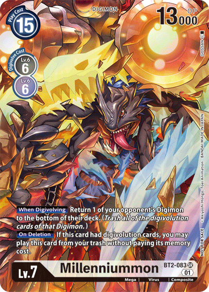 Millenniummon BT2-083 (1st Year Anniversary Promo Pack)