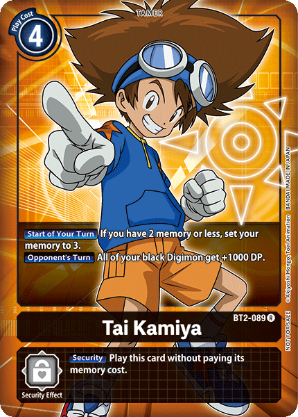 Tai Kamiya BT2-089 (Alternate Art)