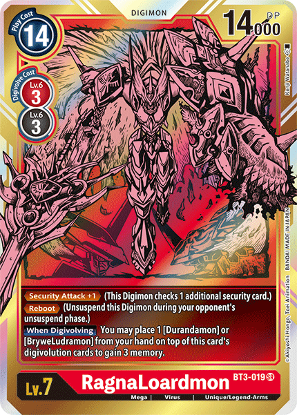RagnaLoardmon BT3-019 (Alternate Art)