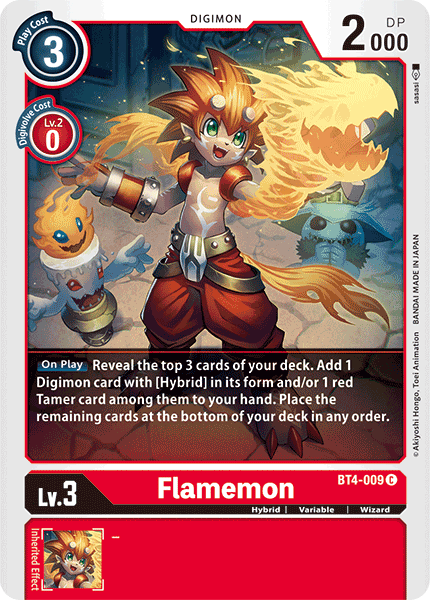 Flamemon BT4-009