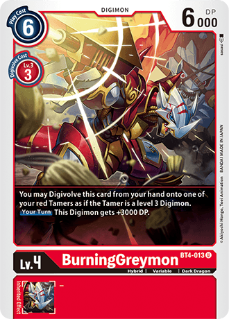 BurningGreymon BT4-013