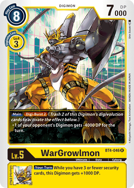 WarGrowlmon BT4-046