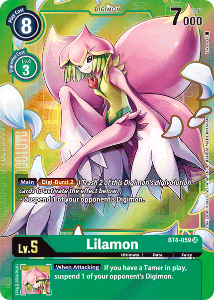 Lilamon BT4-059 (Alternate Art)
