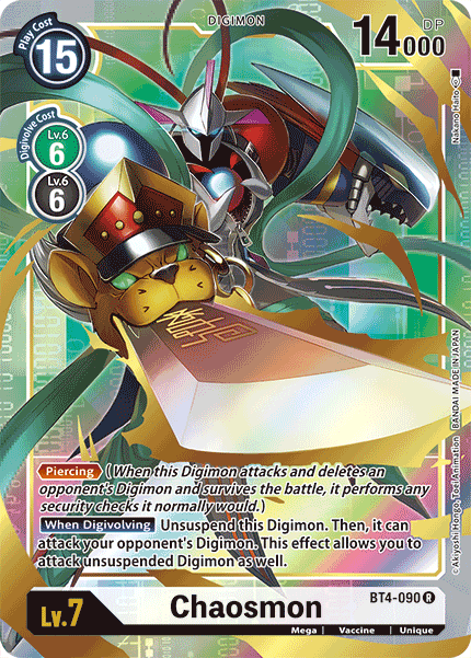 Chaosmon BT4-090 (Alternate Art)