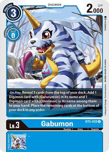 Gabumon BT5-020
