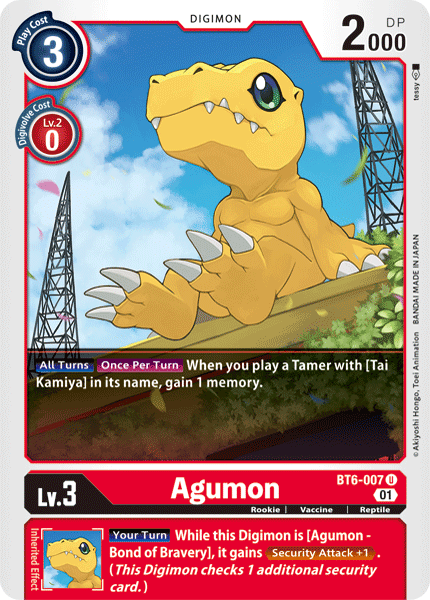 Agumon BT6-007