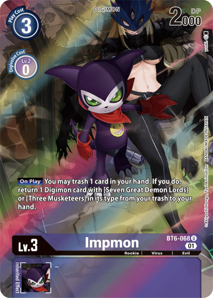 Impmon BT6-068 (Alternate Art)