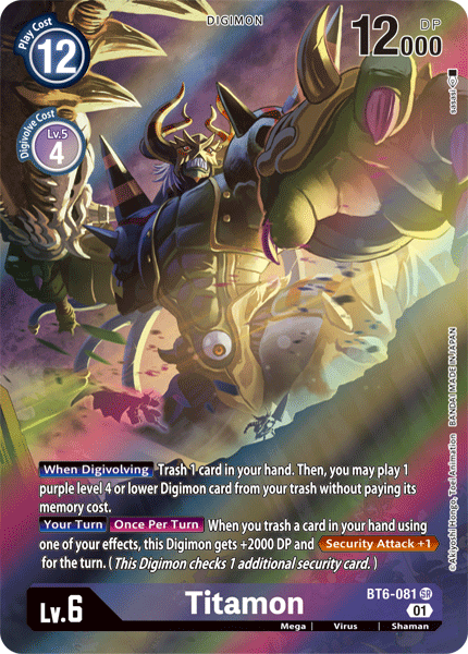Titamon BT6-081 (Alternate Art)