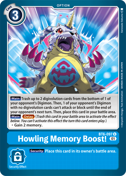 Howling Memory Boost! BT6-097