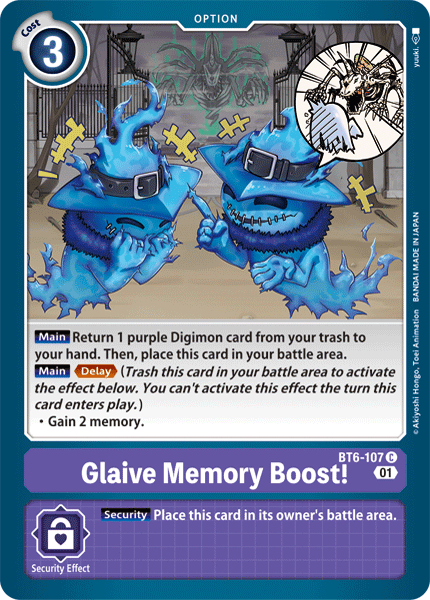 Glaive Memory Boost! BT6-107
