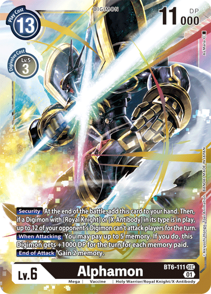 Alphamon BT6-111