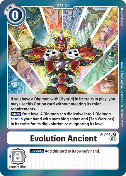 Evolution Ancient BT7-110