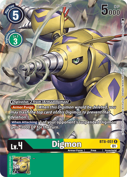 Digmon BT8-051 (Alternate Art)