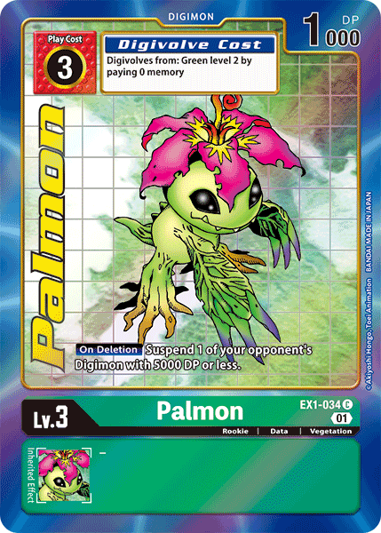 Palmon EX1-034 (Alternate Art)