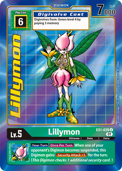 Lillymon EX1-039 (Alternate Art)
