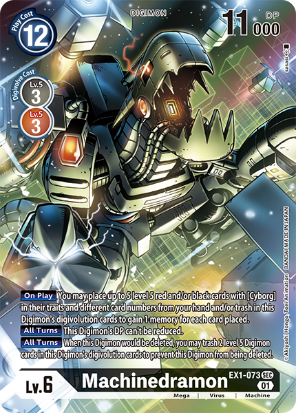 Machinedramon EX1-073 (Alternate Art)