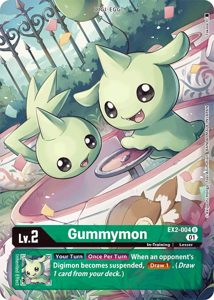 Gummymon EX2-004 (Alternate Art)