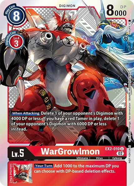 WarGrowlmon EX2-010 (Xross Counter Promo)