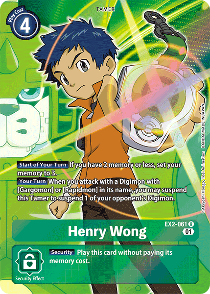 Henry Wong EX2-061 (Alternate Art)