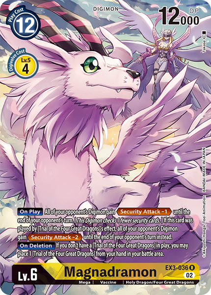 Magnadramon EX3-036 (Alternate Art)