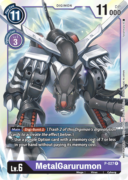 MetalGarurumon P-027 (Great Dash Pack)