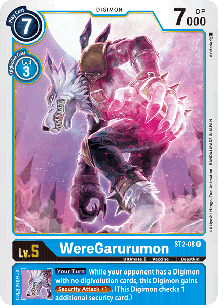WereGarurumon ST2-08
