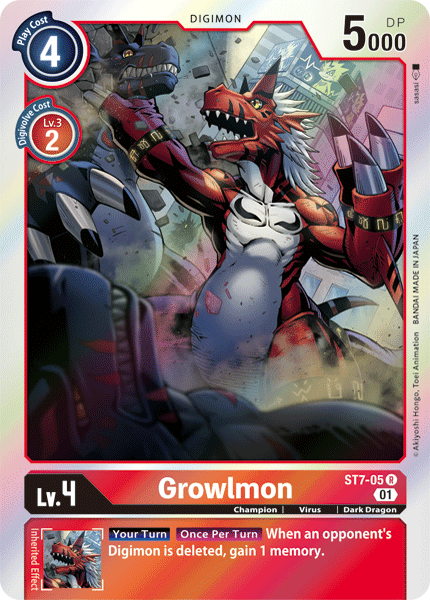 Growlmon ST7-05