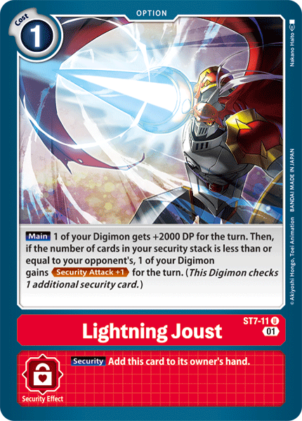 Lightning Joust ST7-11