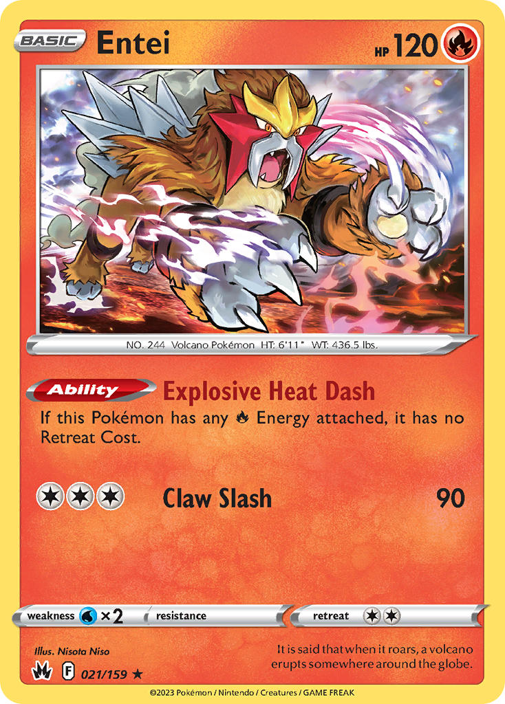 Entei | Crown Zenith 021/159