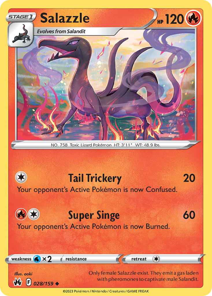 Salazzle | Crown Zenith 028/159